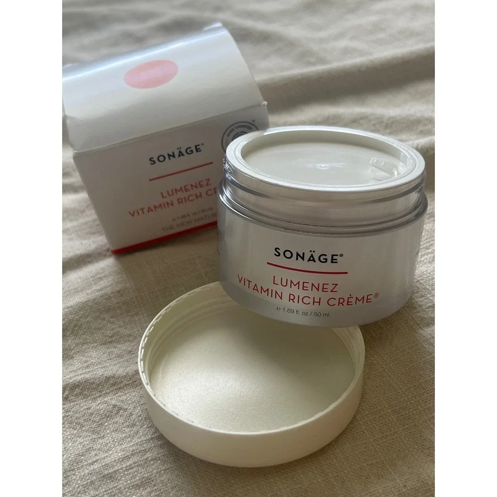Sonäge Lumenez Vitamin Rich Crème‎ New In Box Luxury Face Moisturizer Clean